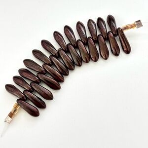 As Low As $2 Small Peacock Daggers Czech Glass Beads 10mm x 3.5mm (25)